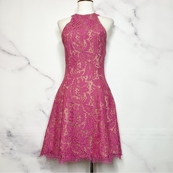 Dress the Population Angie Lace Fit & Flare Dress - Picture 6 of 16